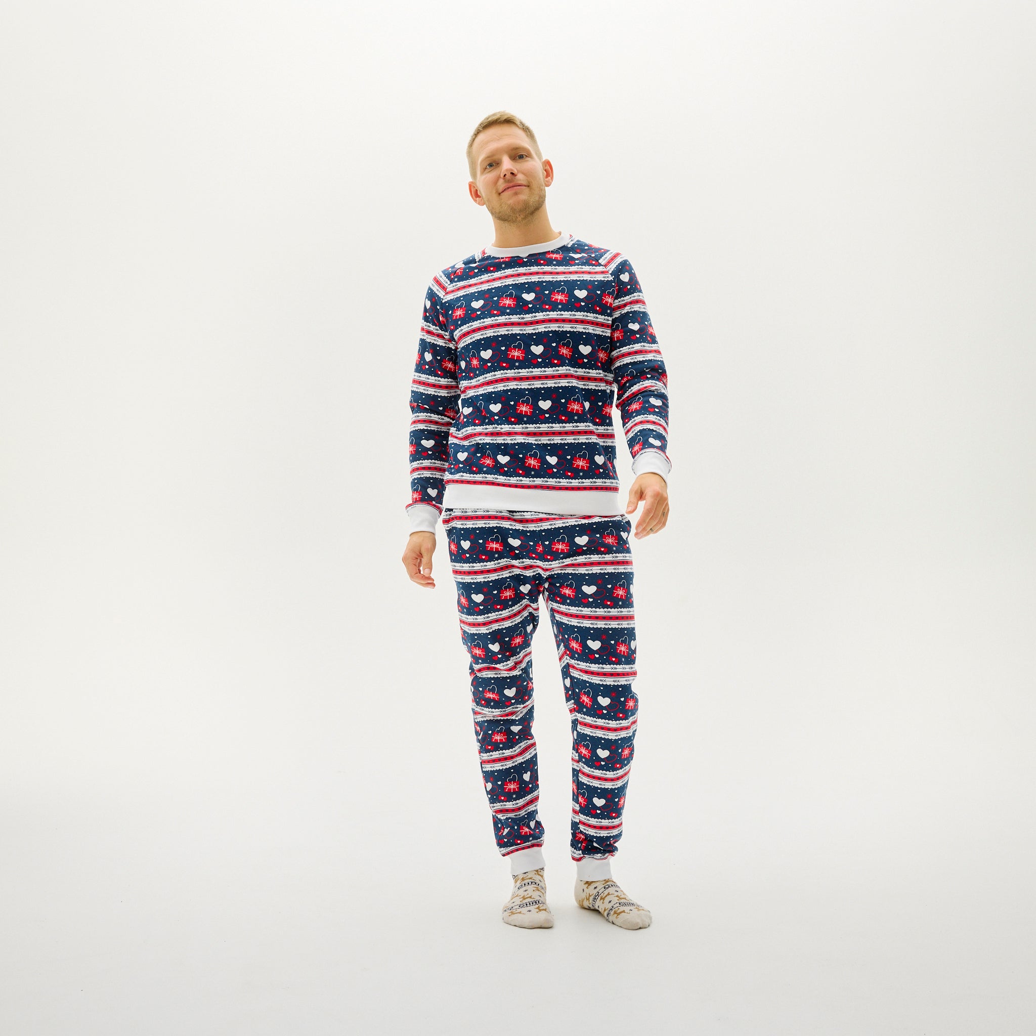 Set Di San Valentino Blu Navy - Uomo.